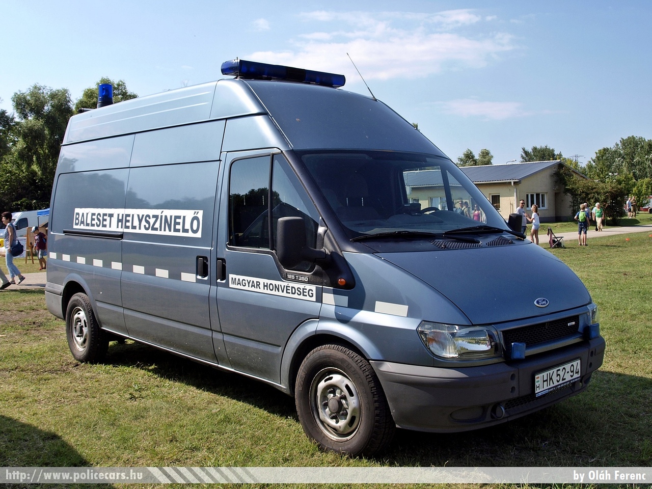 Ford Transit, Baleset Helyszínelõ, fotó Oláh Ferenc 
Keywords: katonai military  HK52-94