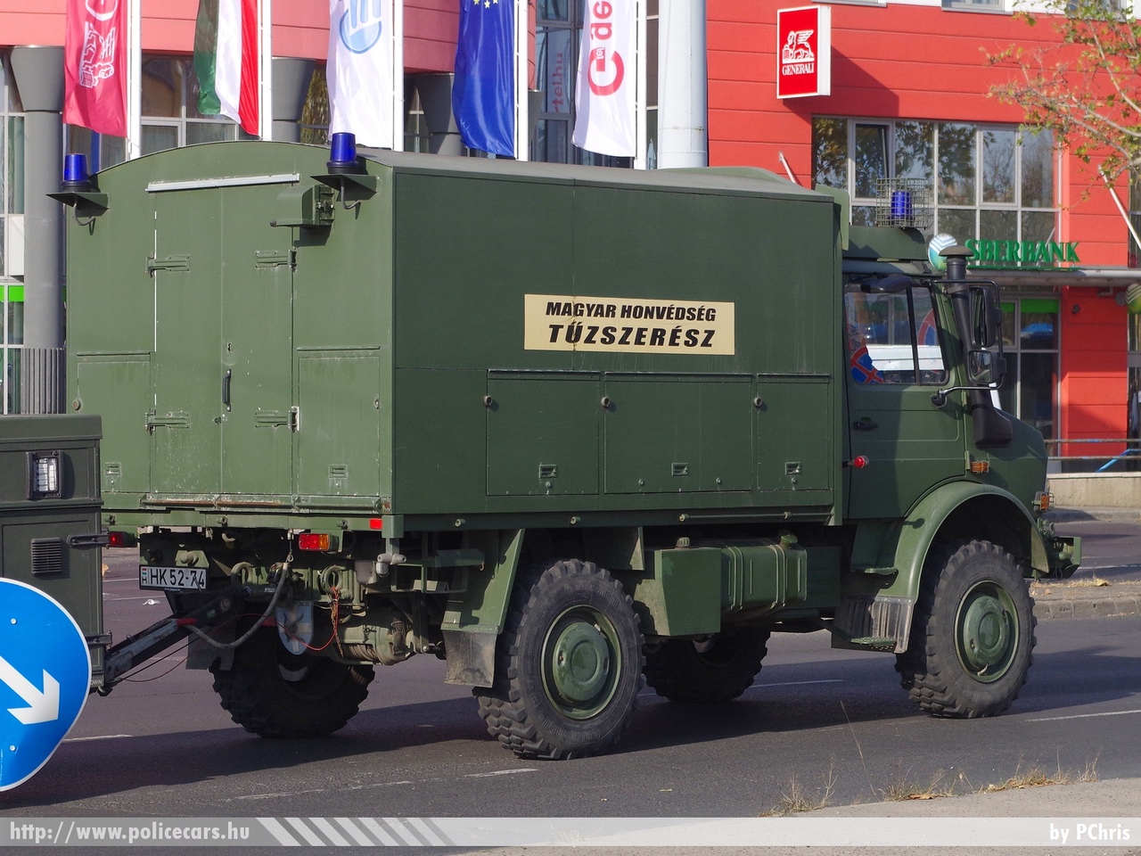 Mercedes-Benz Unimog U4000, fotó: PChris
Keywords: katonai honvédségi honvédség magyar military HK52-74