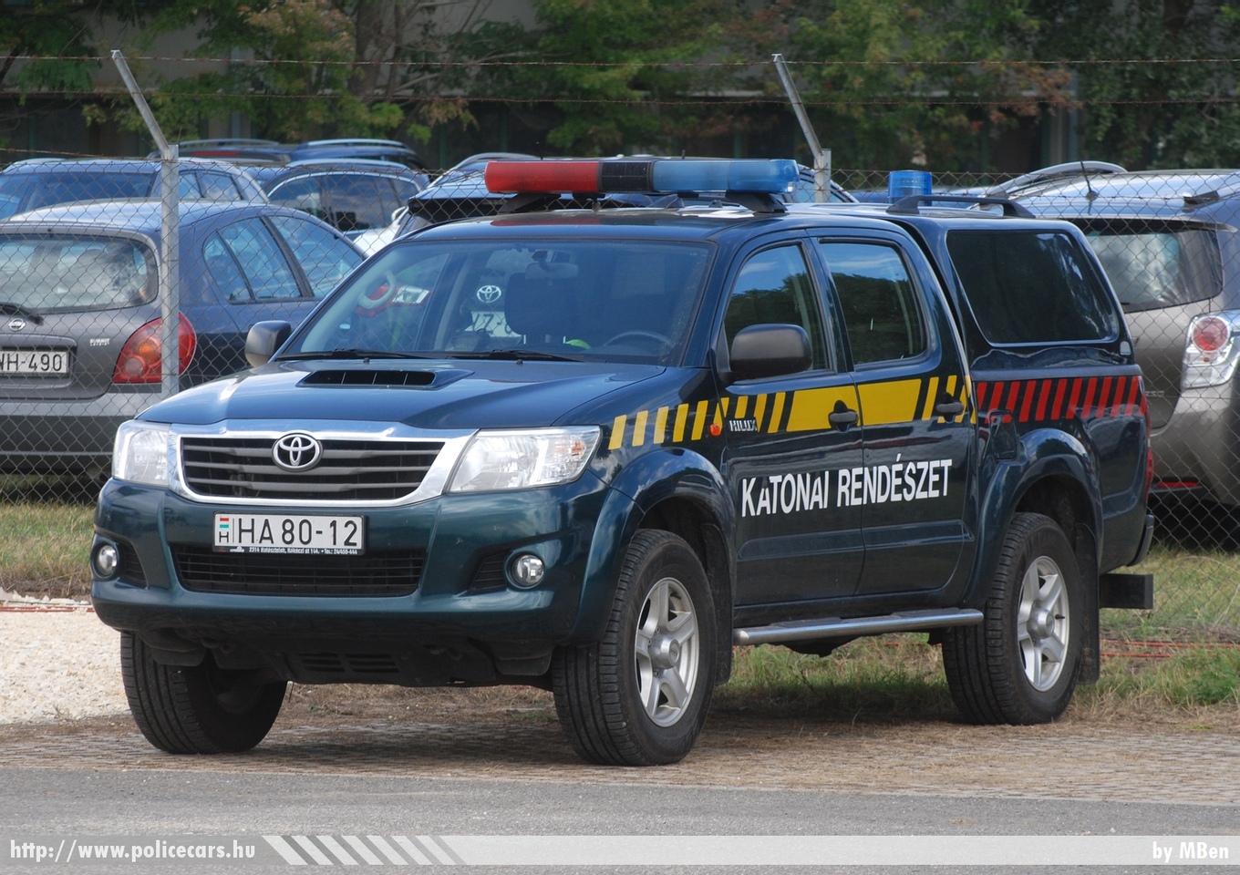 Toyota Hilux, fotó: MBen
Keywords: katonai honvédségi honvédség rendőr rendészet magyar Magyarország hungarian Hungary military police policecar HA80-12