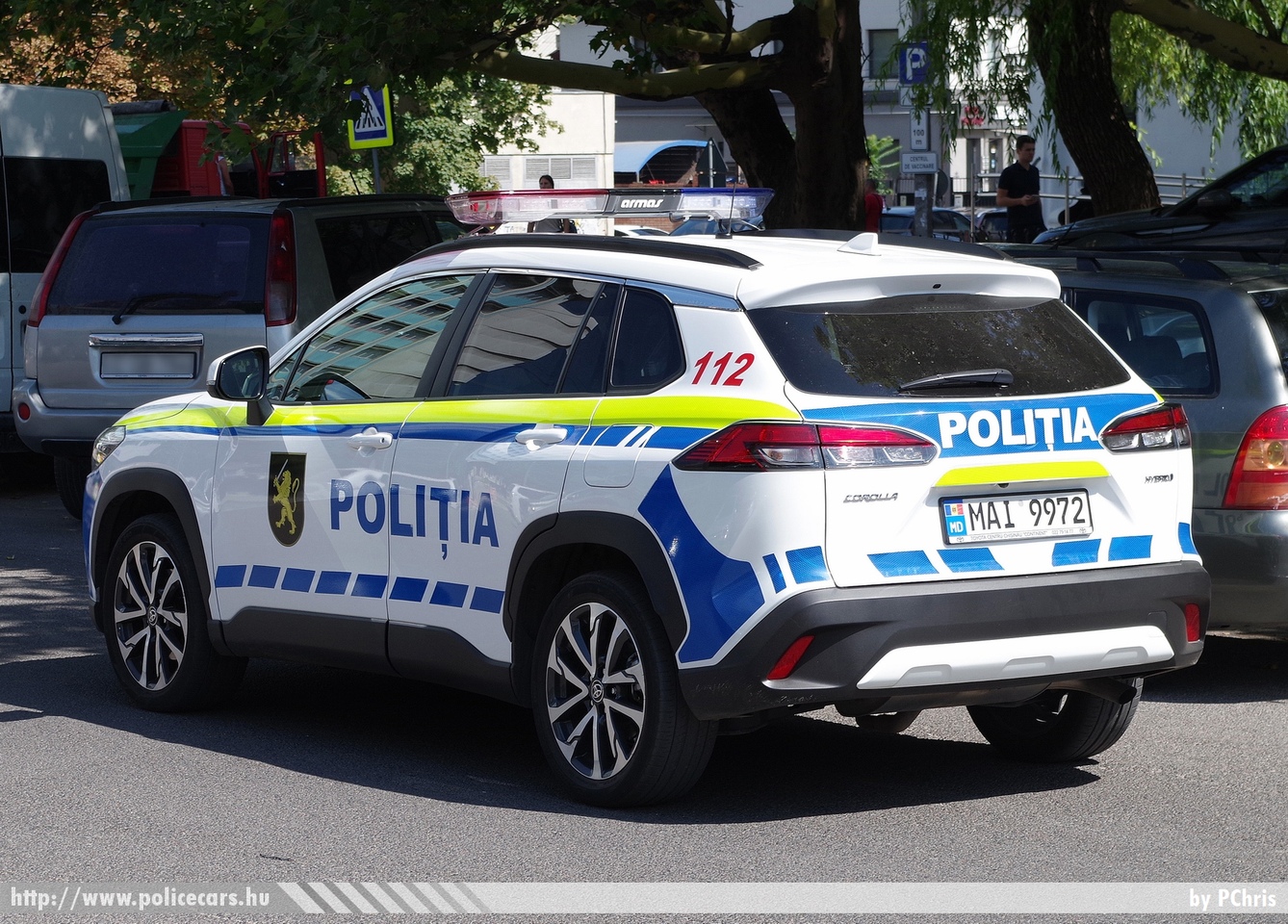 Toyota Corolla Cross, Politia, Chisinau, fotó: PChris
Keywords: rendőr rendőrautó rendőrség police policecar moldova