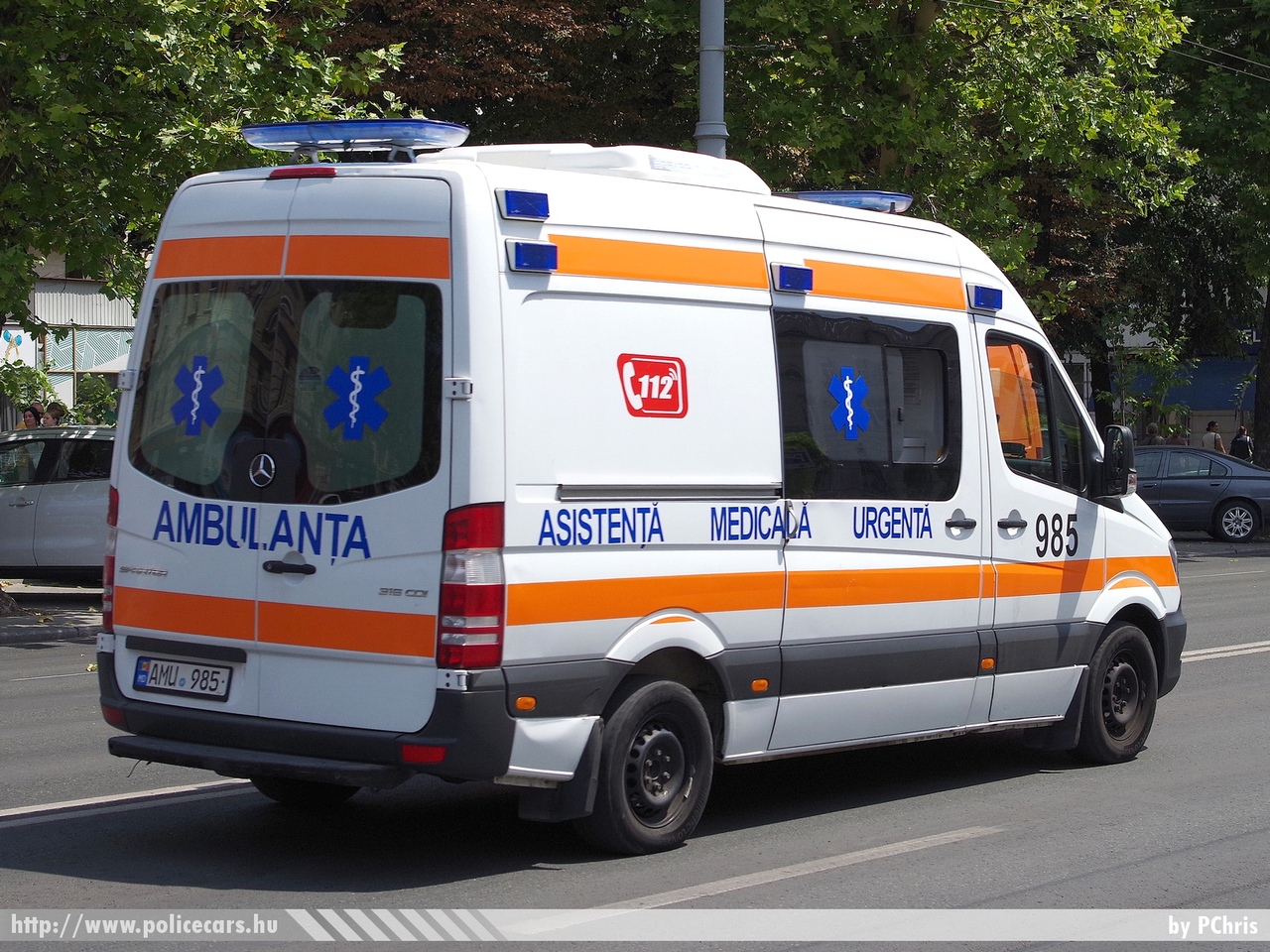 Mercedes Sprinter II facelift, Ambulanta, Asistenta Medicala Urgenta, Chisinau, fotó: PChris
Keywords: ambulance mentő mentőautó moldova moldáv moldovan
