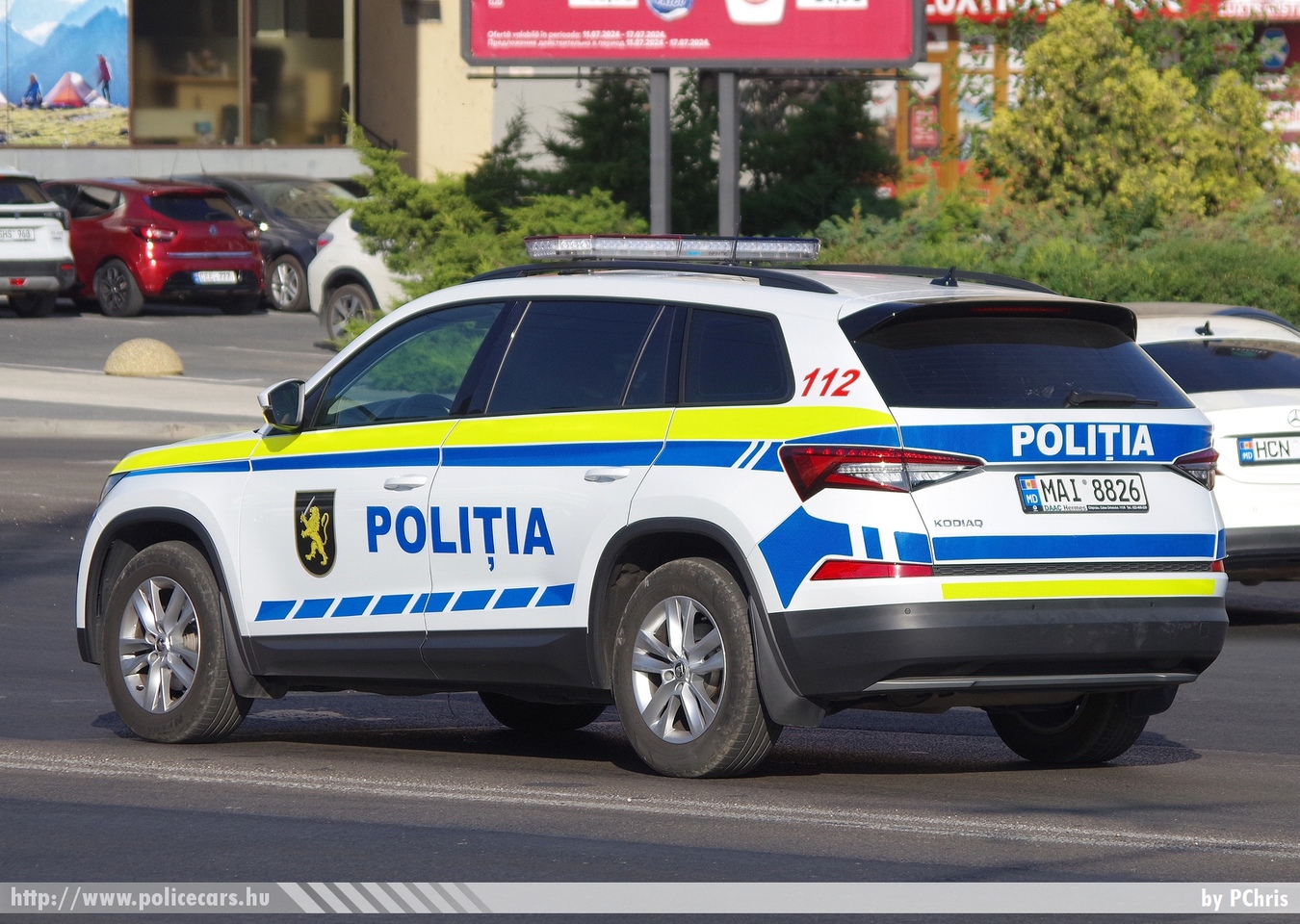 Skoda Kodiaq Facelift, Politia, Chisinau, fotó: PChris
Keywords: rendőr rendőrautó rendőrség police policecar moldova