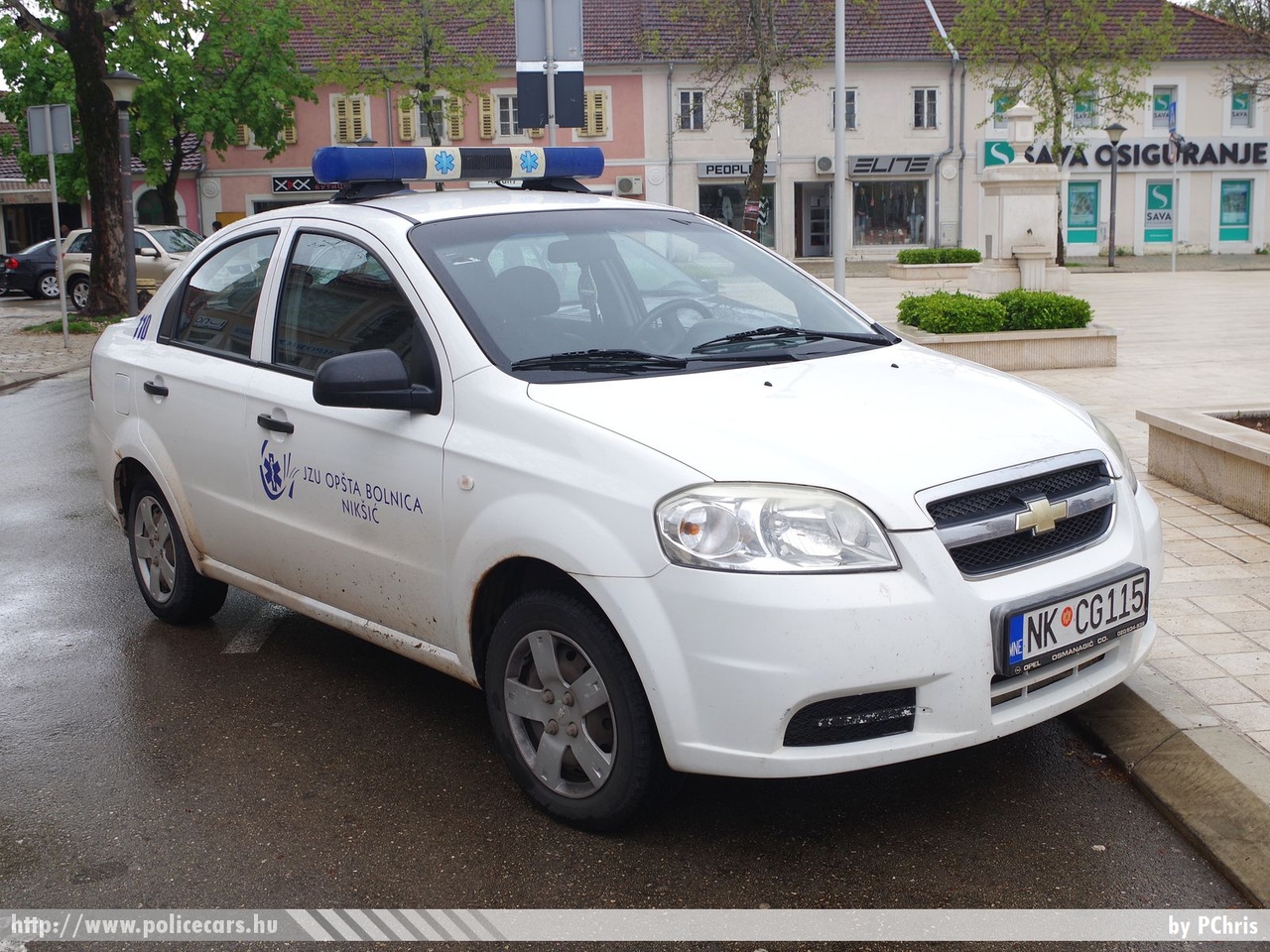 Chevrolet Aveo, Niksic, fotó: PChris
Keywords: montenegrói Montenegró crna gora mentő mentőautó ambulance