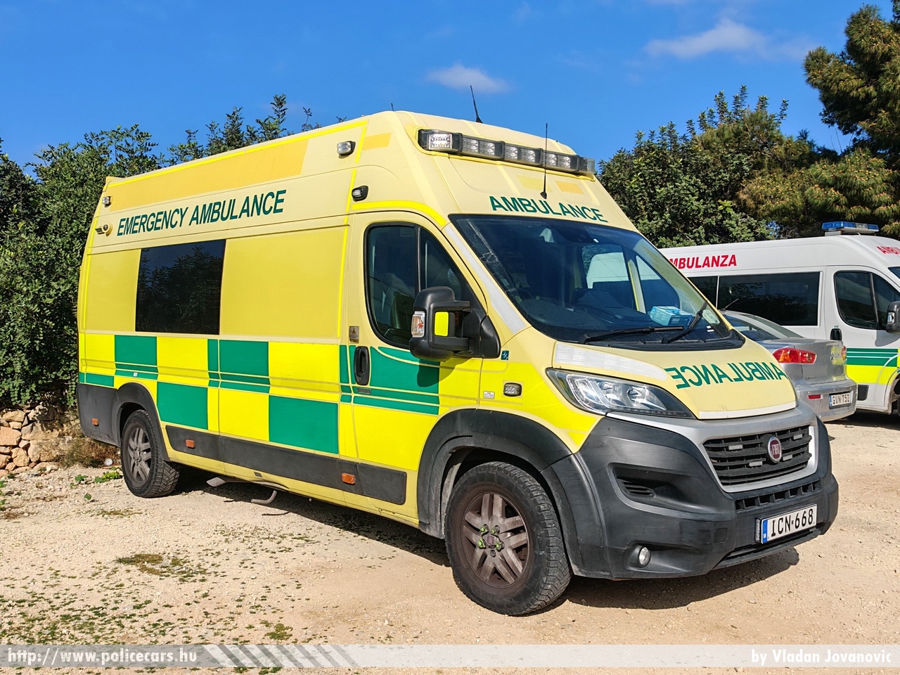 Fiat Ducato, fotó: Vladan Jovanovic
Keywords: Málta máltai mentő mentőautó Maltese ambulance