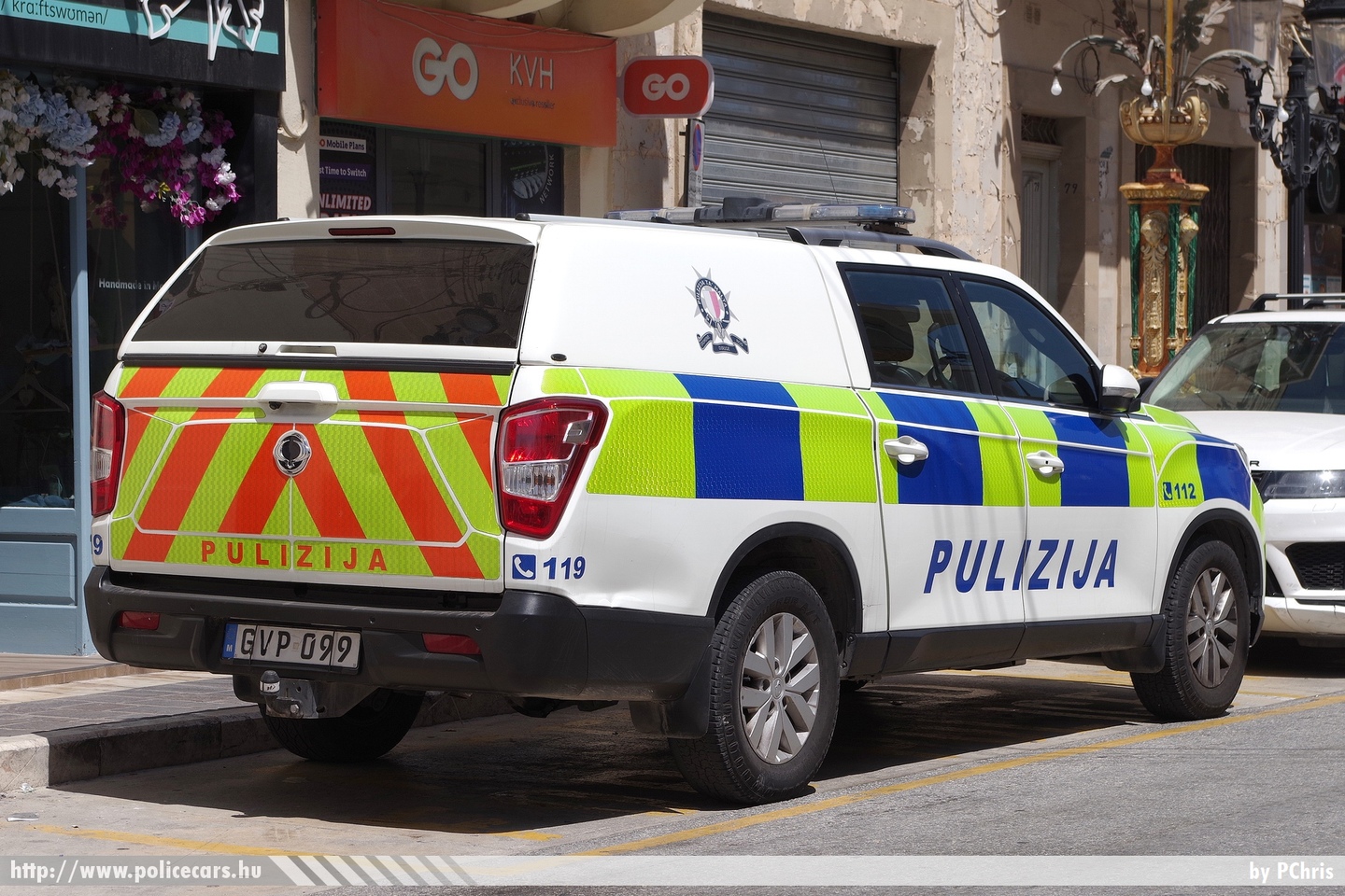 Ssangyong Musso, Pulizija (Malta Police Force), fotó: PChris
Keywords: Málta máltai rendőr rendőrautó rendőrség maltese police policecar