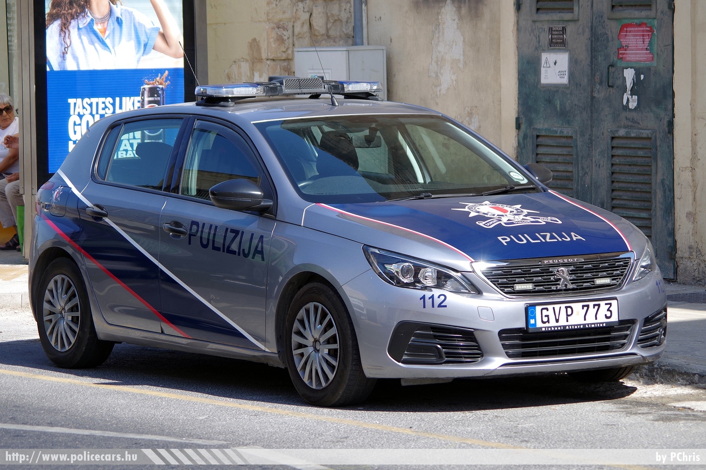 Peugeot 308, Pulizija (Malta Police Force), fotó: PChris
Keywords: Málta máltai rendőr rendőrautó rendőrség maltese police policecar