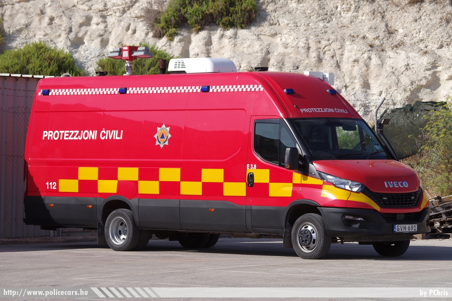 Iveco Daily, Marsaxlokk, Protezzjoni Ċivili, fotó: PChris
Keywords: Málta máltai Maltese firetruck fire tűzoltó tűzoltóautó