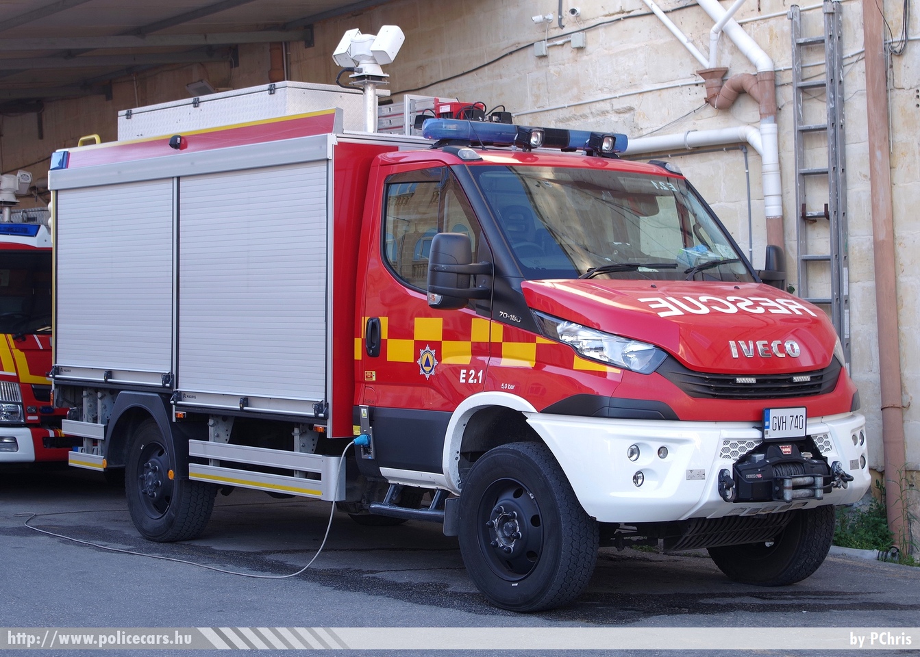 Iveco Daily 70 S 18 HD WX 4x4 Magirus, Floriana, Protezzjoni Ċivili, fotó: PChris
Keywords: Málta máltai Maltese firetruck fire tűzoltó tűzoltóautó