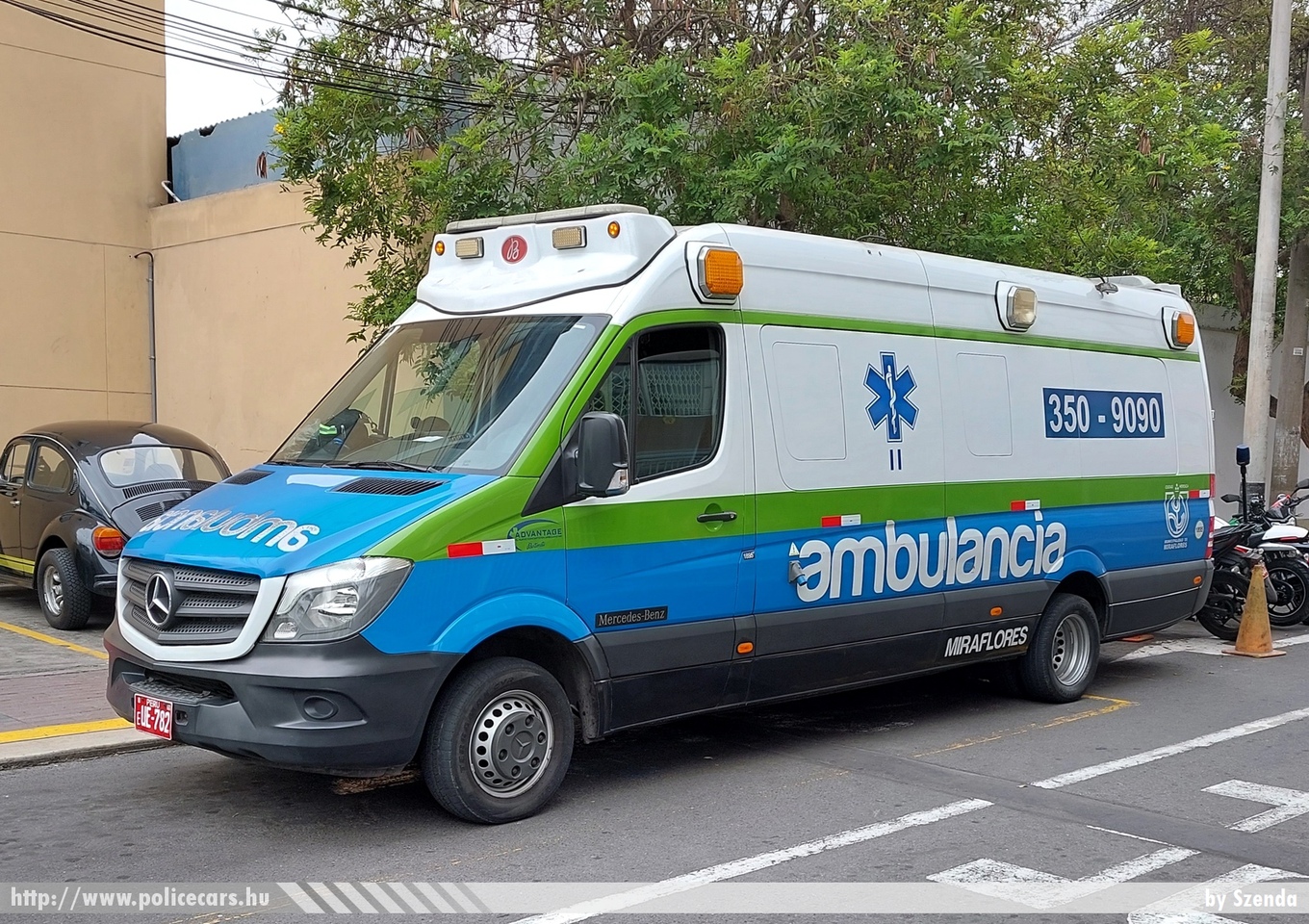 Mercedes Sprinter II facelift, Miraflores, fotó: Szenda
Keywords: peru peruvian ambulance mentő mentőautó