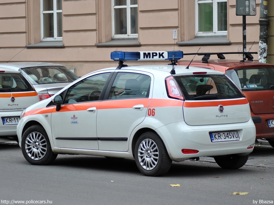 Fiat Punto, MPK (Krakkói közlekedési vállalat) , Krakkó, fotó: Bbazsa
