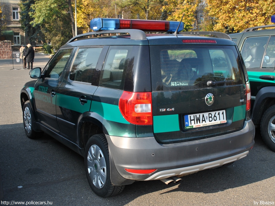 Skoda Yeti TDI 4x4, fotó: Bbazsa
Keywords: lengyel Lengyelország rendőr rendőrautó rendőrség határőrség polish Poland border police policecar