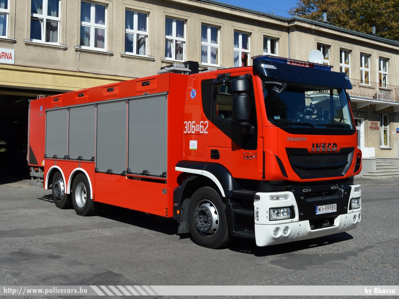 Iveco Stralis 420 Stolarczyk, Varsó JRG6, fotó: Bbazsa
Keywords: lengyel lengyelország tûzoltóság tûzoltó fire dept 