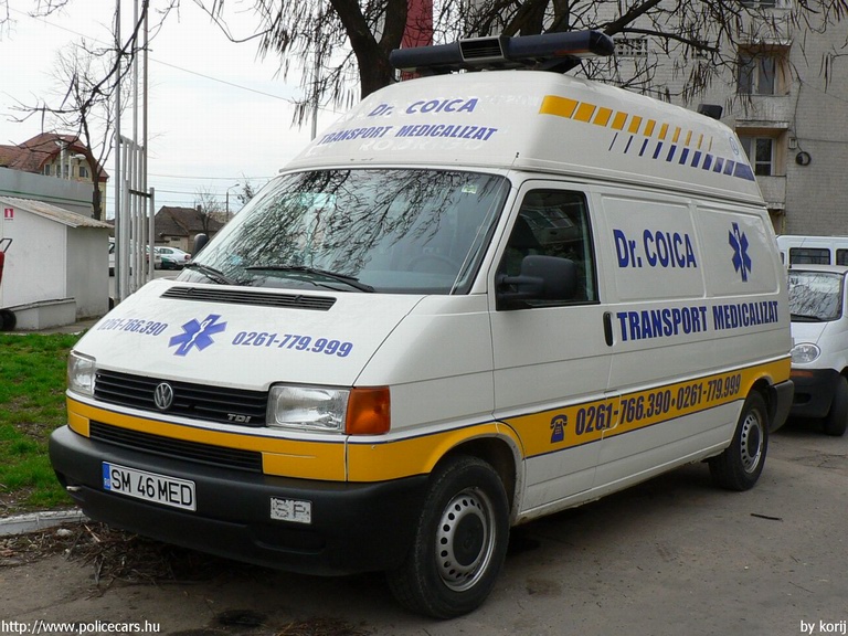 Volkswagen Transporter T4, fotó: korij
Keywords: román Románia mentő mentőautó