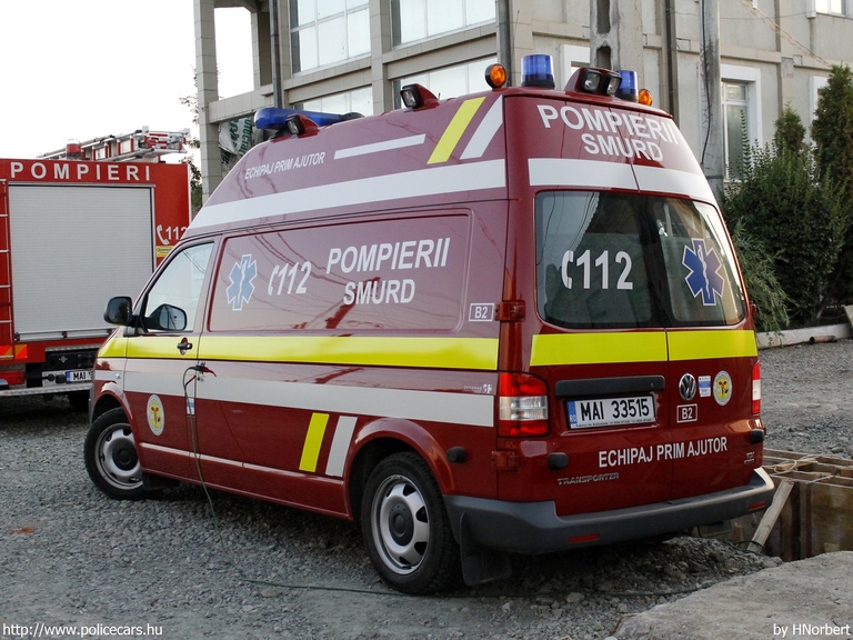 Volkswagen Transporter T5 facelift, SMURD, fotó: HNorbert
Keywords: mentő mentőautó román Románia MAI33515