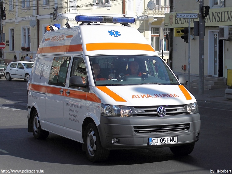 Volkswagen Transporter T5 facelift, fotó: HNorbert
Keywords: mentő mentőautó román Románia CJ05EMU