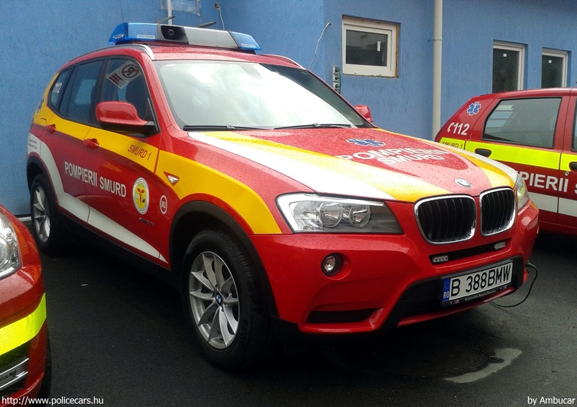 BMW X3, SMURD, fotó: Ambucar
Keywords: mentő mentőautó román Románia B388BMW SMURD