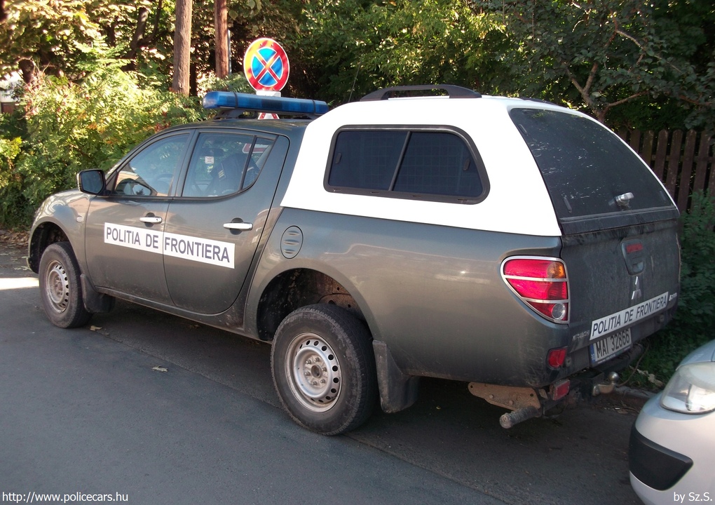 Mitsubishi L200, fotó: Sz.S.
Keywords: román Románia rendőr rendőrautó rendőrség határőrség Romania border police policecar MAI32866