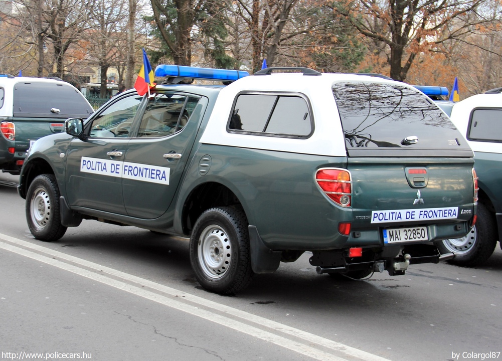 Mitsubishi L200, fotó: Colargol87
Keywords: román Románia rendőr rendőrautó rendőrség határőrség Romania border police policecar MAI32850