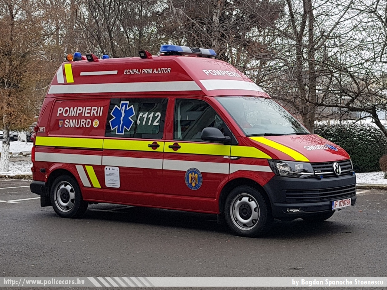 Volkswagen Transporter T6, fotó: Bogdan Spanoche Stoenescu
Keywords: román Románia mentő mentőautó SMURD tûzoltó tûzoltóautó