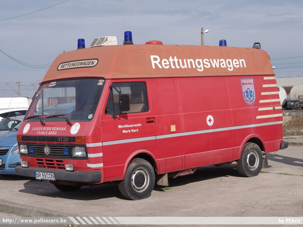 Volkswagen LT 31, Crucea Roșie Română, Arad, fotó: PChris
Keywords: román Románia mentő mentőautó romanian Romania ambulance ambulanta