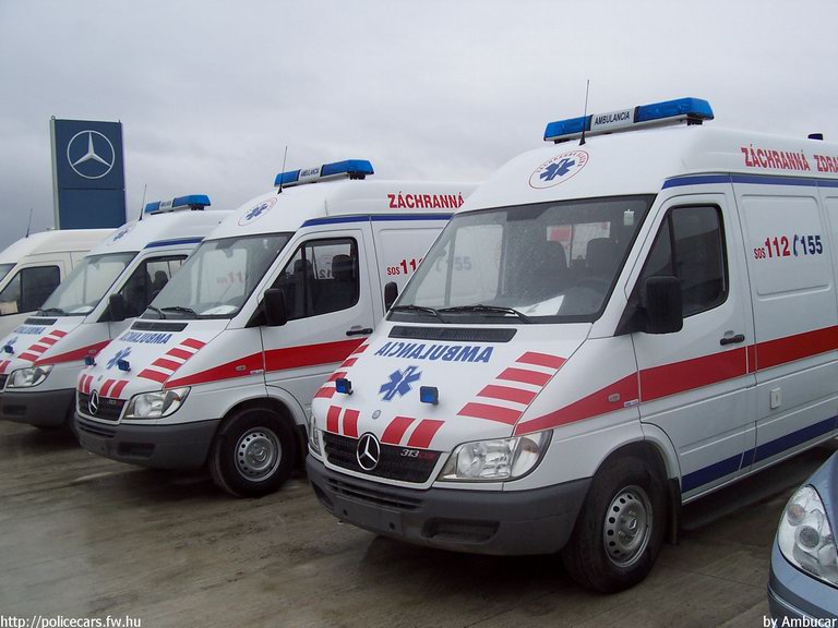 Mercedes Sprinter, fotó: Ambucar
Keywords: Szlovákia szlovák mentő mentőautó ambulance Slovakia slovakian