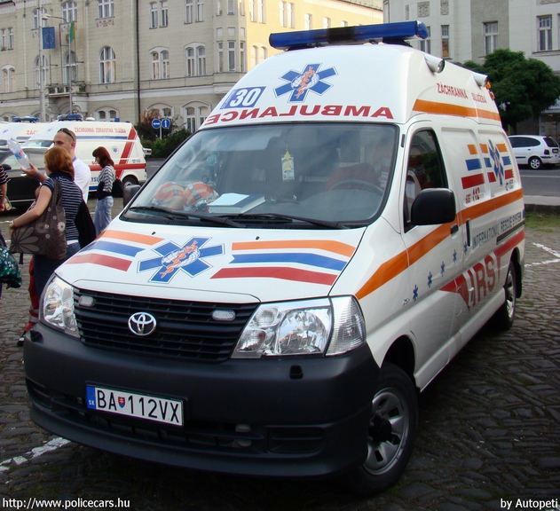 Toyota Hiace, fotó: Autopeti
Keywords: Szlovákia szlovák mentő mentőautó ambulance Slovakia slovakian