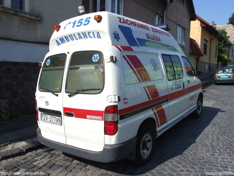 Toyota Hiace, fotó: Gzozzo pictures
Keywords: mentő mentőautó szlovák Szlovákia ZV-277AN ambulance Slovakia slovakian