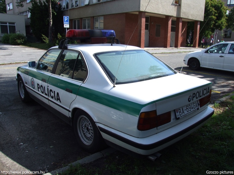 BMW 5 E34,  fotó: Gzozzo pictures
Keywords: rendőrautó rendőr rendőrség szlovák Szlovákia BA-694GA police policecar Slovakia slovakian