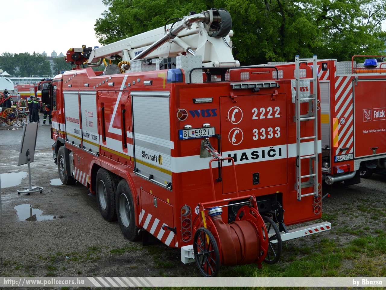 Mercedes-Benz Actros 2648 WISS, Slovnaft, fotó: Bbazsa 
Keywords: szlovák Szlovákia tûzoltó tûzoltóautó tûzoltóság fire firetruck Slovakia slovakian