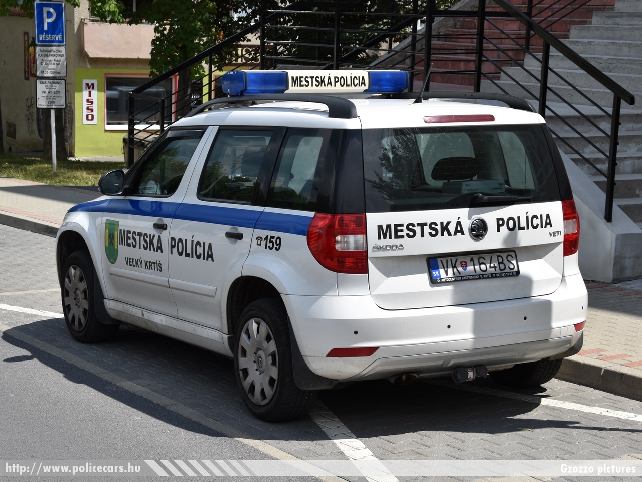 Skoda Yeti, Mestská Polícia Veµký Krtí¹ (Városi Rendõrség Nagykürtös), fotó: Gzozzo pictures 
Keywords: szlovák Szlovákia rendőr rendőrautó rendőrség police policecar Slovakia slovakian VK-164BS