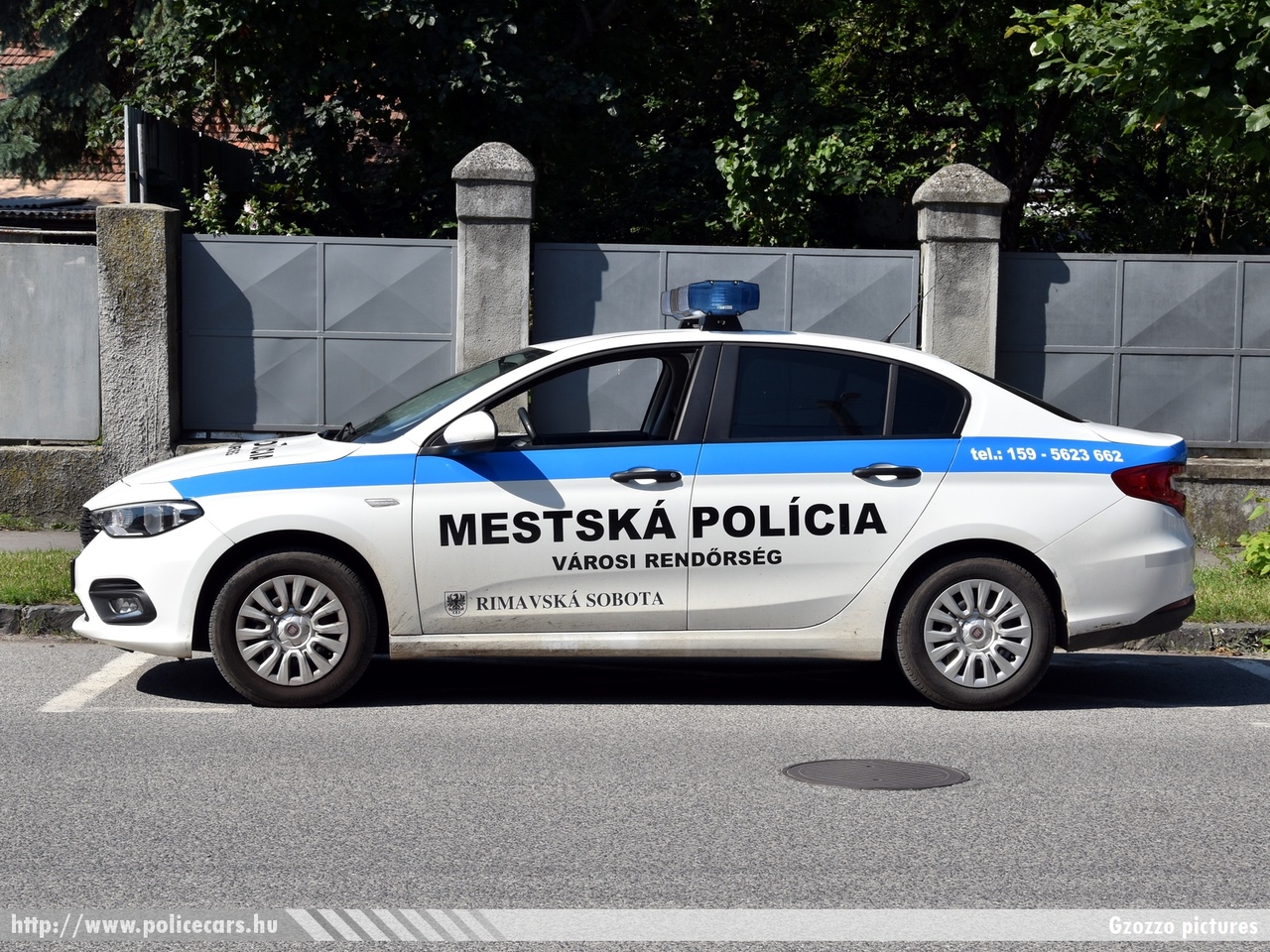 Fiat Tipo, Mestská Polícia Rimavská Sobota (Városi Rendõrség Rimaszombat), fotó: Gzozzo pictures 
Keywords: szlovák Szlovákia rendőr rendőrautó rendőrség police policecar Slovakia slovakian RS-353CO