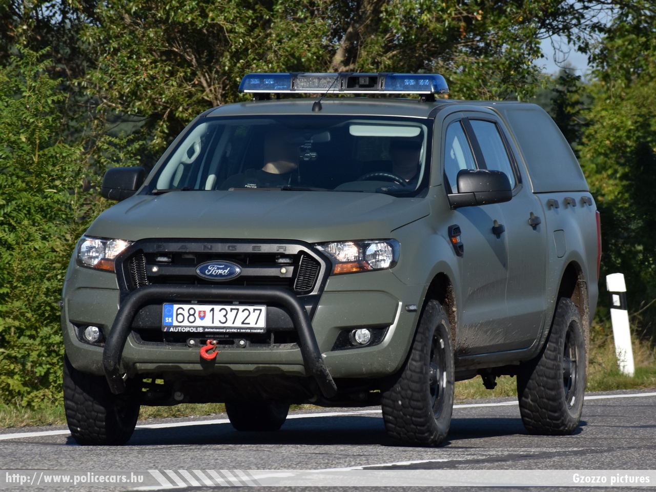 Ford Ranger, fotó: Gzozzo pictures
Keywords: Szlovákia szlovák rendőrség rendőrautó rendőr katonai Slovakia slovakian police policecar military