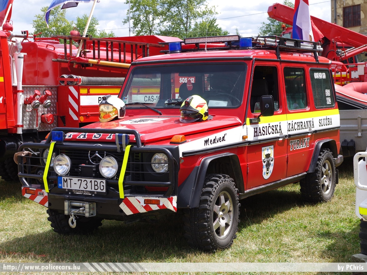 Mercedes G230, DHZ Turany, fotó: PChris
Keywords: Szlovákia szlovák tûzoltó tûzoltóautó tûzoltóság fire firetruck Slovakia slovakian