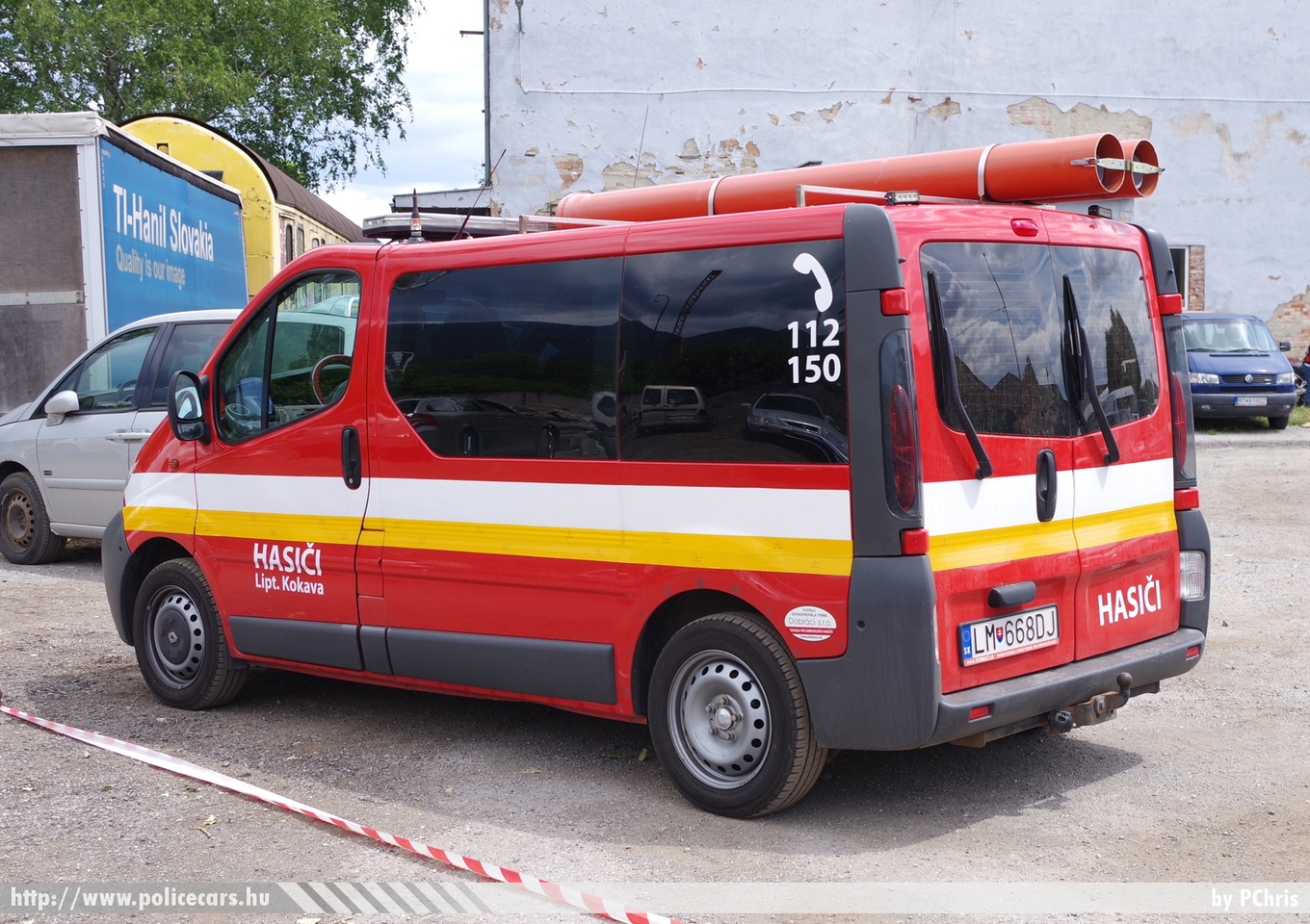 Renault Trafic, DHZ Liptovska Kokava, fotó: PChris
Keywords: Szlovákia szlovák tûzoltó tûzoltóautó tûzoltóság fire firetruck Slovakia slovakian