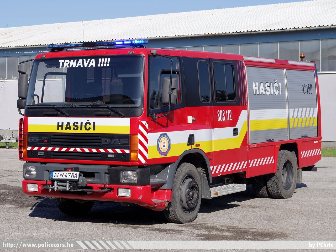 DAF FA 65.180 ATi 4×2 CAS Rosenbauer, Dobrovoľný hasičský zbor Pole Trnava, fotó: PChris
Keywords: Szlovákia szlovák tûzoltó tûzoltóautó tûzoltóság fire firetruck Slovakia slovakian hasici