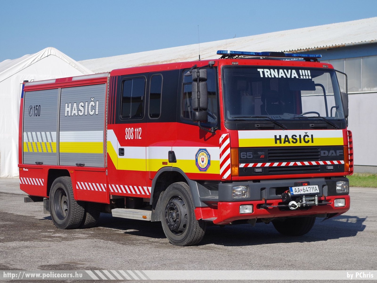 DAF FA 65.180 ATi 4×2 CAS Rosenbauer, Dobrovoľný hasičský zbor Pole Trnava, fotó: PChris
Keywords: Szlovákia szlovák tûzoltó tûzoltóautó tûzoltóság fire firetruck Slovakia slovakian hasici