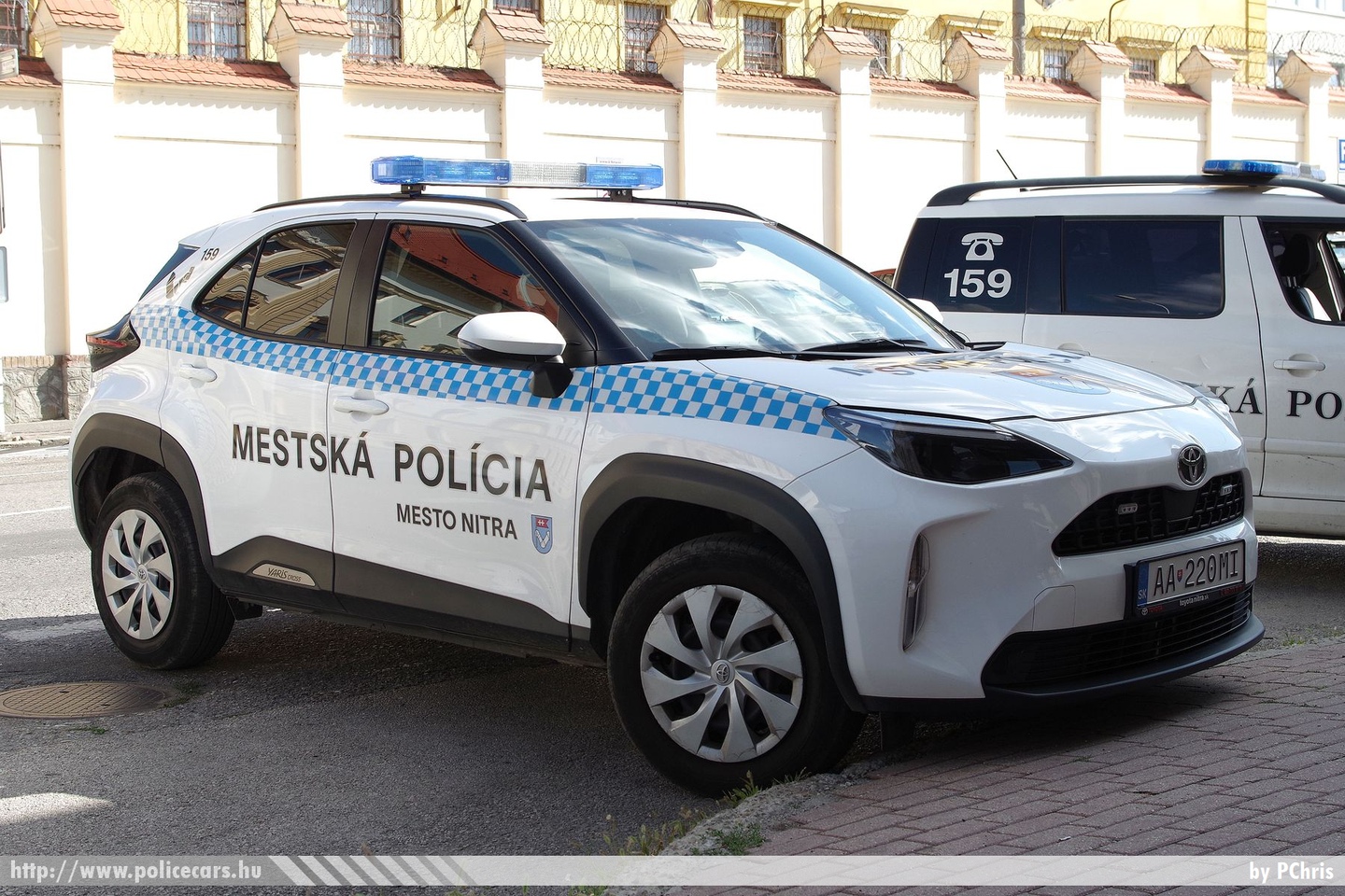 Toyota Yaris Cross Hybrid, Mestská polícia Nitra, fotó: PChris
Keywords: szlovák Szlovákia rendőr rendőrautó rendőrség police policecar Slovakia slovakian AA-220MI nyitra