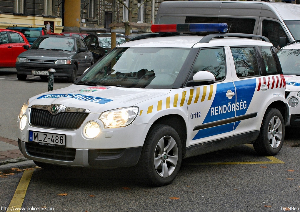 Skoda Yeti Ambition 2.0 CR TDI 4x4, fotó: MBen
Keywords: rendőr rendőrautó rendőrség magyar Magyarország MLZ-486 hungarian Hungary police policecar