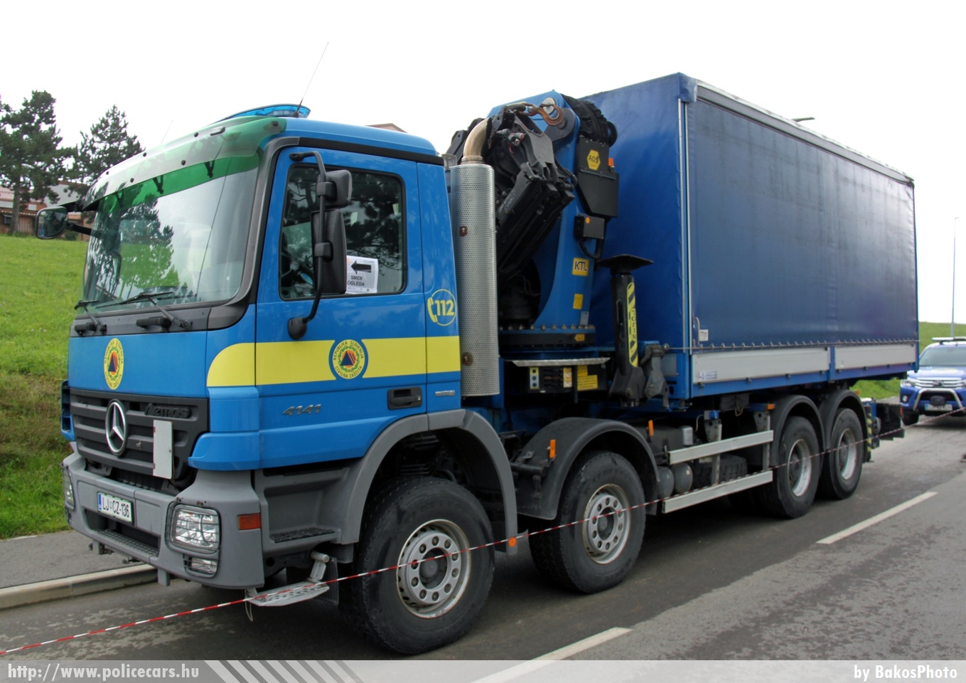 Mercedes Actros 4141, fotó: BakosPhoto
Keywords: szlovén Szlovénia polgári védelem slovenian Slovenia