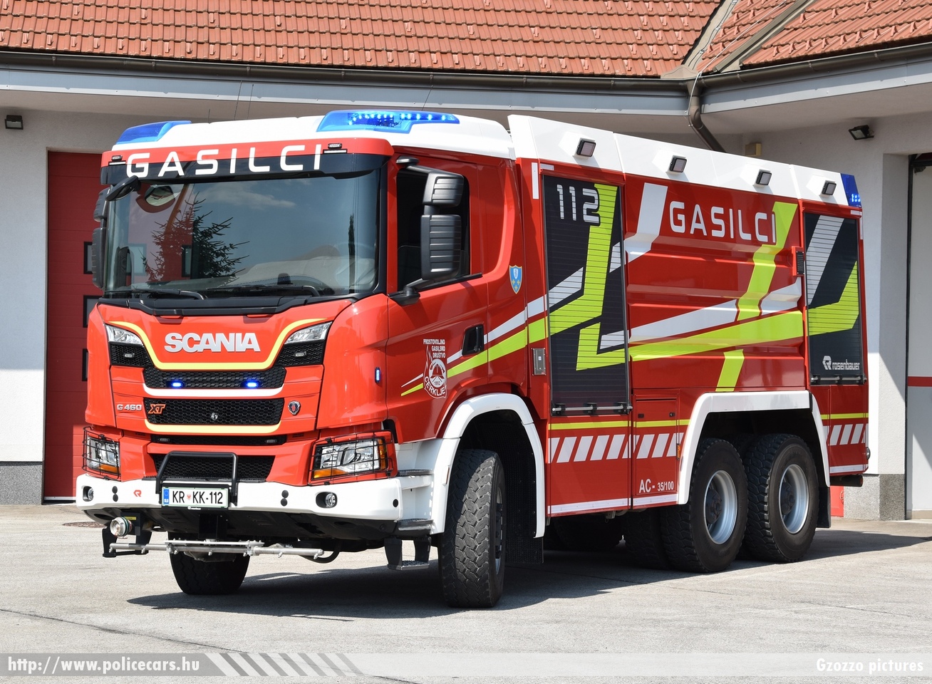 Scania G460 AC 35/100 Rosenbauer, PGD Cerklje na Gorenjskem, fotó: Gzozzo pictures
Keywords: szlovén Szlovénia tûzoltóautó tûzoltóság tûzoltó slovenian Slovenia fire firetruck