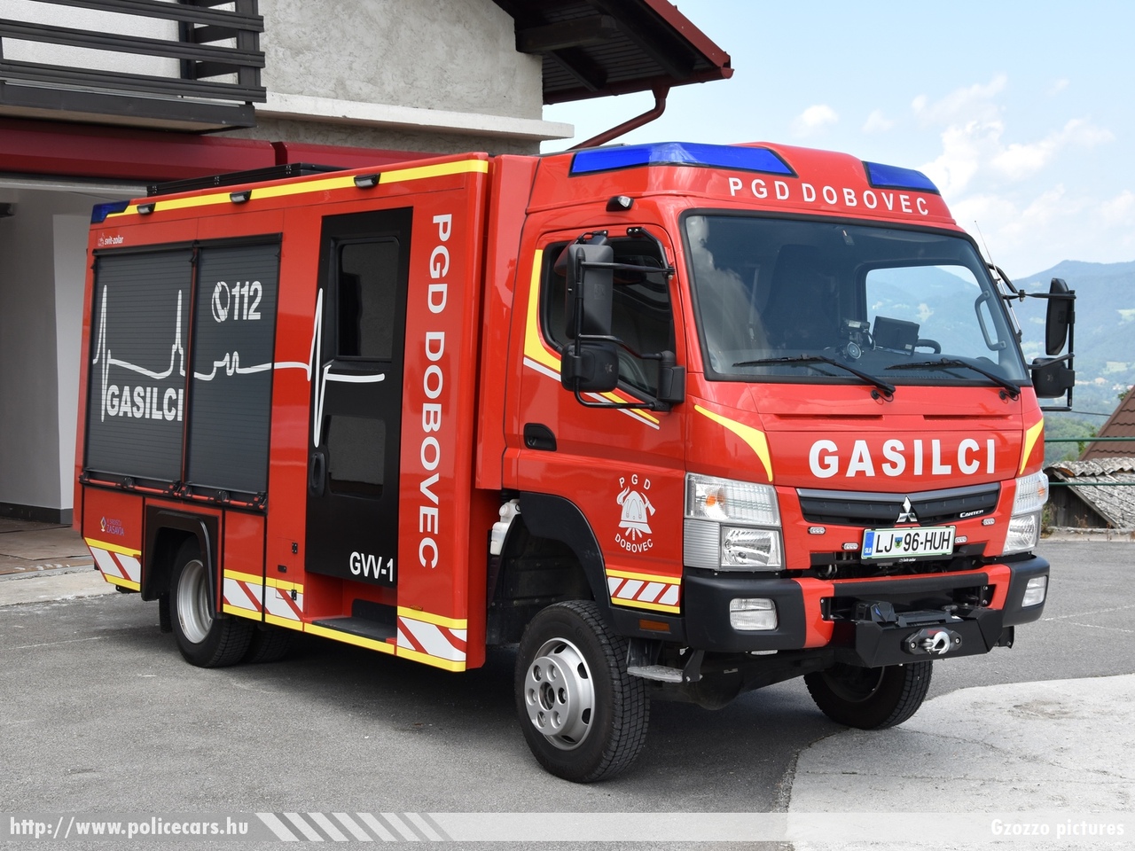 Mitsubishi Fuso Canter GVV-1 (gasilsko vozilo z vodo) Svit Zolar, PGD Dobovec, fotó: Gzozzo pictures
Keywords: szlovén Szlovénia tûzoltóautó tûzoltóság tûzoltó slovenian Slovenia fire firetruck