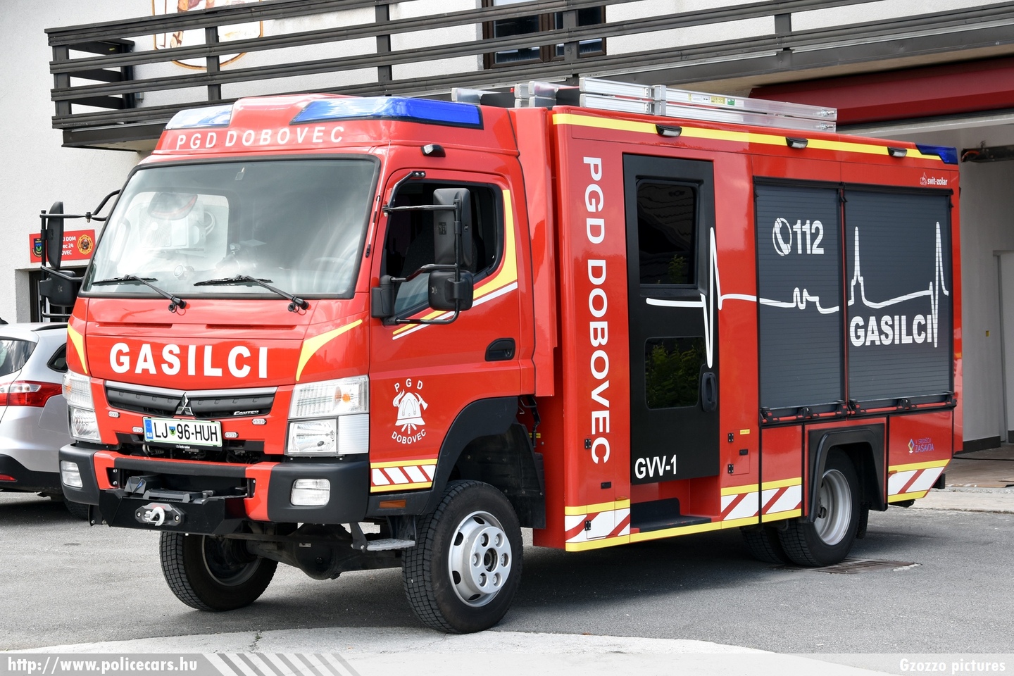 Mitsubishi Fuso Canter GVV-1 (gasilsko vozilo z vodo) Svit Zolar, PGD Dobovec, fotó: Gzozzo pictures
Keywords: szlovén Szlovénia tûzoltóautó tûzoltóság tûzoltó slovenian Slovenia fire firetruck