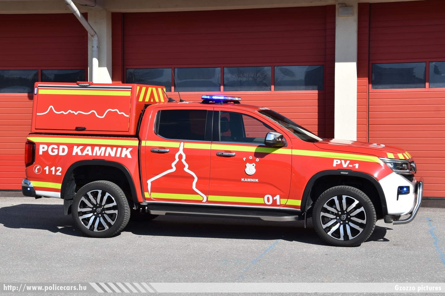Volkswagen Amarok PV-1 (poveljnisko vozilo), PGD Kamnik, fotó: Gzozzo pictures
Keywords: szlovén Szlovénia tûzoltóautó tûzoltóság tûzoltó slovenian Slovenia fire firetruck