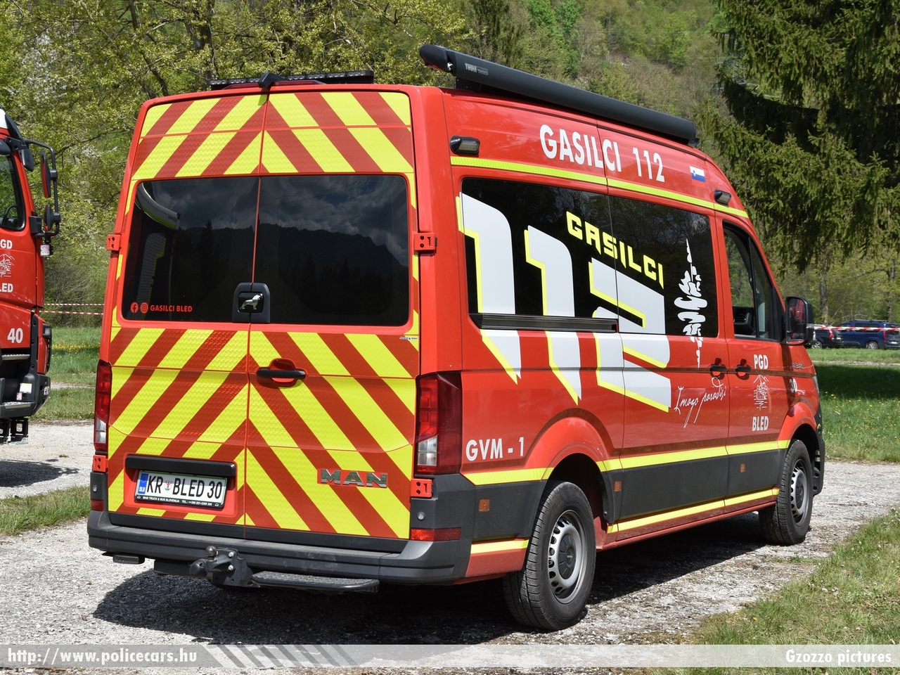MAN TGE 3.180 GVM-1, PGD Bled, fotó: Gzozzo pictures 
Keywords: szlovén Szlovénia tûzoltóautó tûzoltóság tûzoltó slovenian Slovenia fire firetruck