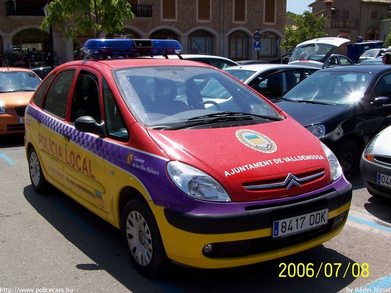 Citroen Xsara Picasso, fotó: Rédei József
Keywords: rendőr rendőrautó rendőrség spanyol Spanyolország