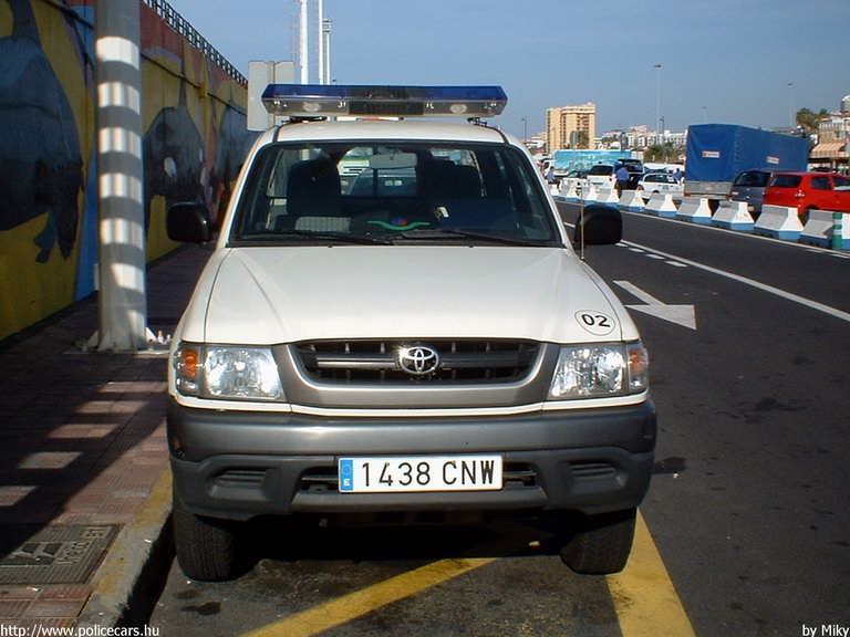 Toyota Hilux, fotó: Miky
Keywords: rendőr rendőrautó rendőrség spanyol Spanyolország