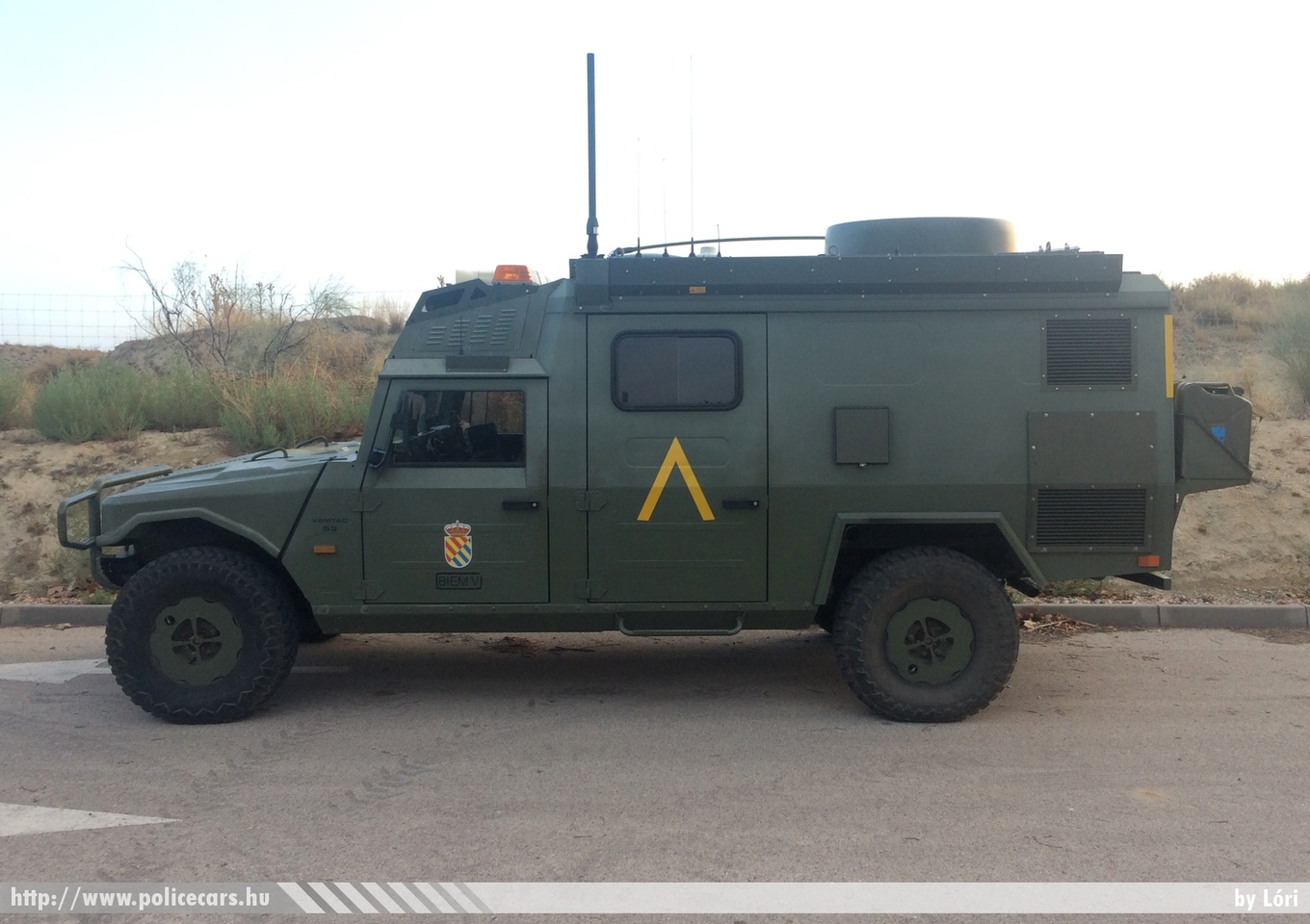 URO VAMTAC, fotó: Lóri
Keywords: spanyol Spanyolország mentő mentőautó ambulance katonai military spain