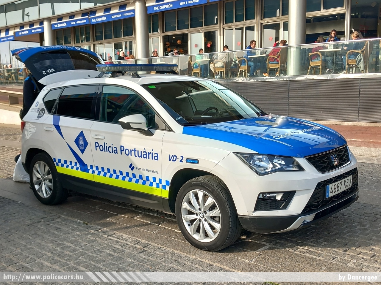 Seat Ateca, Policia Portuaria, Port de Barcelona, fotó: Dancergee
Keywords: spanyol Spanyolország rendőr rendőrautó rendőrség police policecar spanish Spain