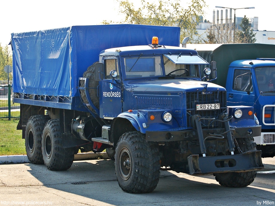 KrAZ 255B, fotó: MBen
Keywords: rendőrség rendőr rendőrautó magyar Magyarország RB22-87 hungarian Hungary police policecar
