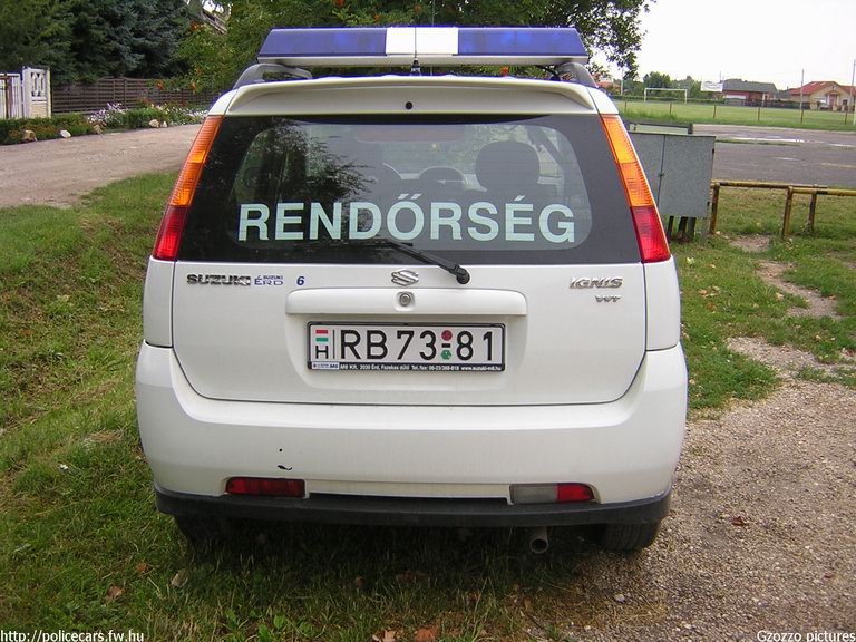 Suzuki Ignis, fotó: Gzozzo pictures
Keywords: rendőr rendőrautó rendőrség magyar Magyarország RB73-81